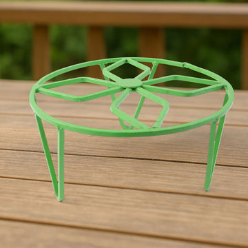 Round Strong Metal Plant Pot Stand for Indoor & Outdoor Garden Use - Nova Cart
