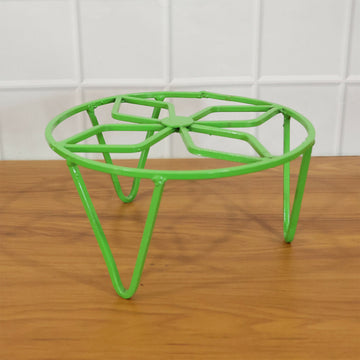 Round Strong Metal Plant Pot Stand for Indoor & Outdoor Garden Use - Nova Cart