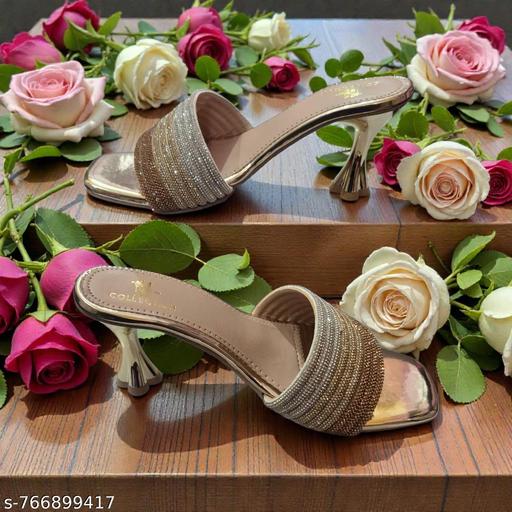 AXM FOOTWEAR WOMEN TRANSPERENT HEEL FASHION SANDEALS - STEP INTO SHEER ELEGANCE - Zeyoria