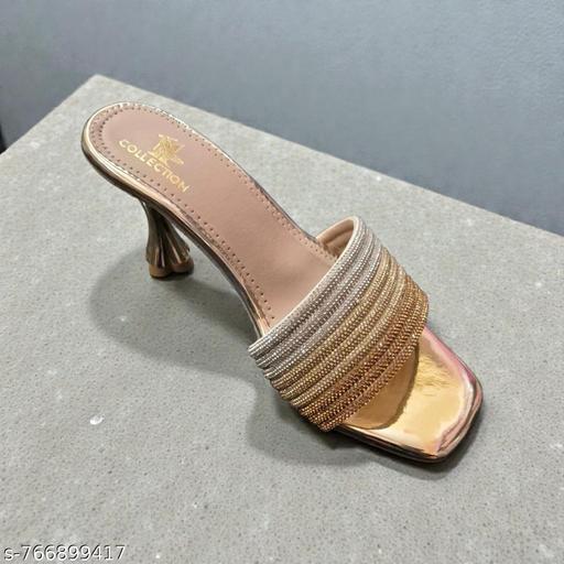 AXM FOOTWEAR WOMEN TRANSPERENT HEEL FASHION SANDEALS - STEP INTO SHEER ELEGANCE - Zeyoria