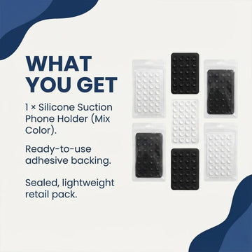 Suction Phone Case / Holder Mount (1 Pc / Mix Color) - eefio