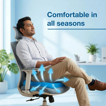 Cushion Seat Flex Pillow, Gel Orthopedic Seat Cushion Pad (Egg Sitter) - eefio