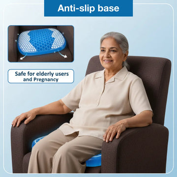 Cushion Seat Flex Pillow, Gel Orthopedic Seat Cushion Pad (Egg Sitter) - eefio