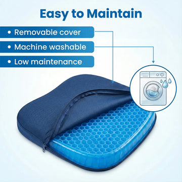 Cushion Seat Flex Pillow, Gel Orthopedic Seat Cushion Pad (Egg Sitter) - eefio