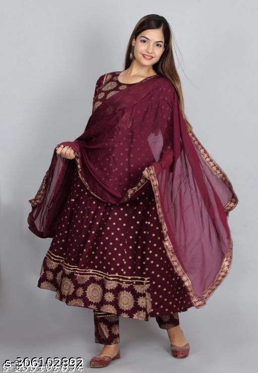 STYLISH POYAL PRINT KURTA,PANT AND DUPATTA - Everinn