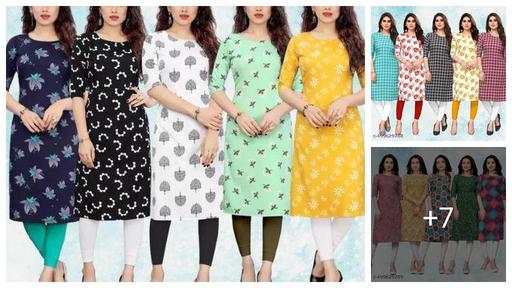Polyster/Crepe fabric-Aishani Petite Kurtis