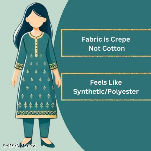 Polyster/Crepe fabric-Aishani Petite Kurtis - Everinn