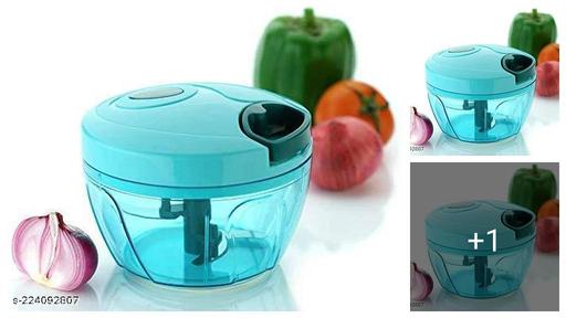 Compact Vegetable Chopper with Blades (450 ml, Green)