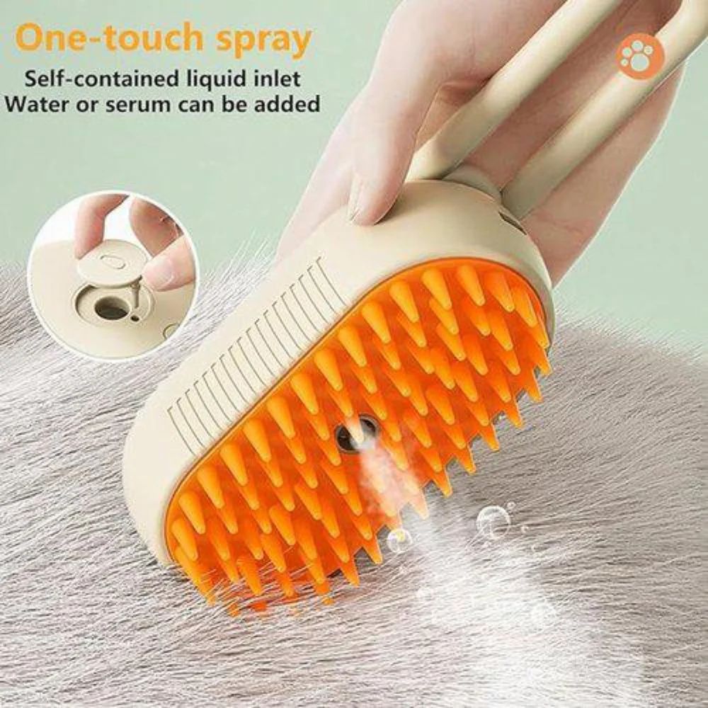 3 In 1 Pet Steam Brush - Kibzastore