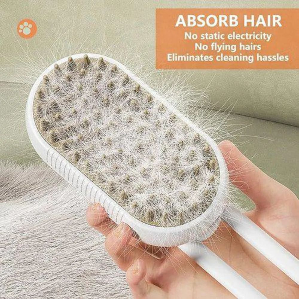 3 In 1 Pet Steam Brush - Kibzastore