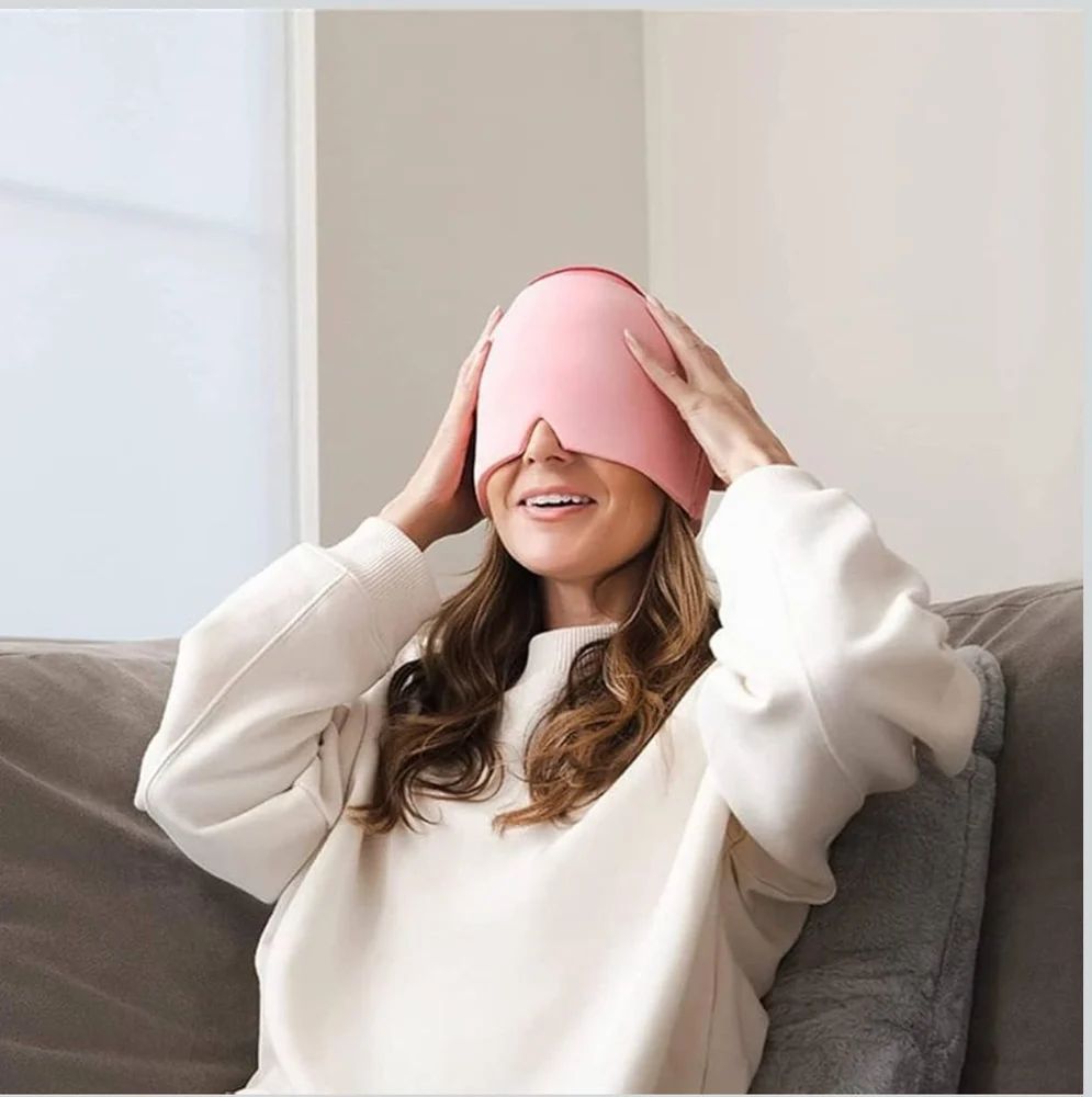 Migraine Relief Cap, Headache Relief Cap, Stress Migraine Relief Cap, Cold Therapy Cap - Kibzastore