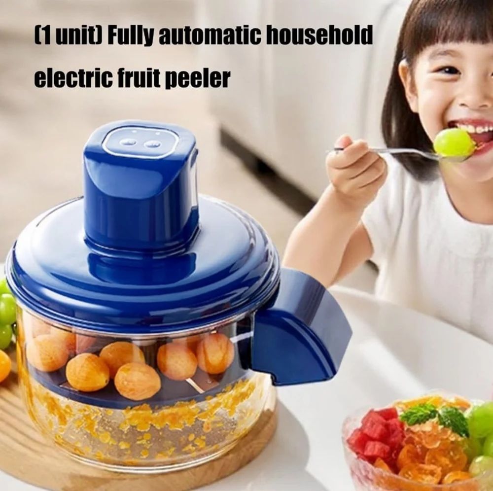 Rechargeable Fruit Vegetable Peeling Machine Grapes Peeler Garlic Peeler Potato Peeler Fruit Peeler - Kibzastore