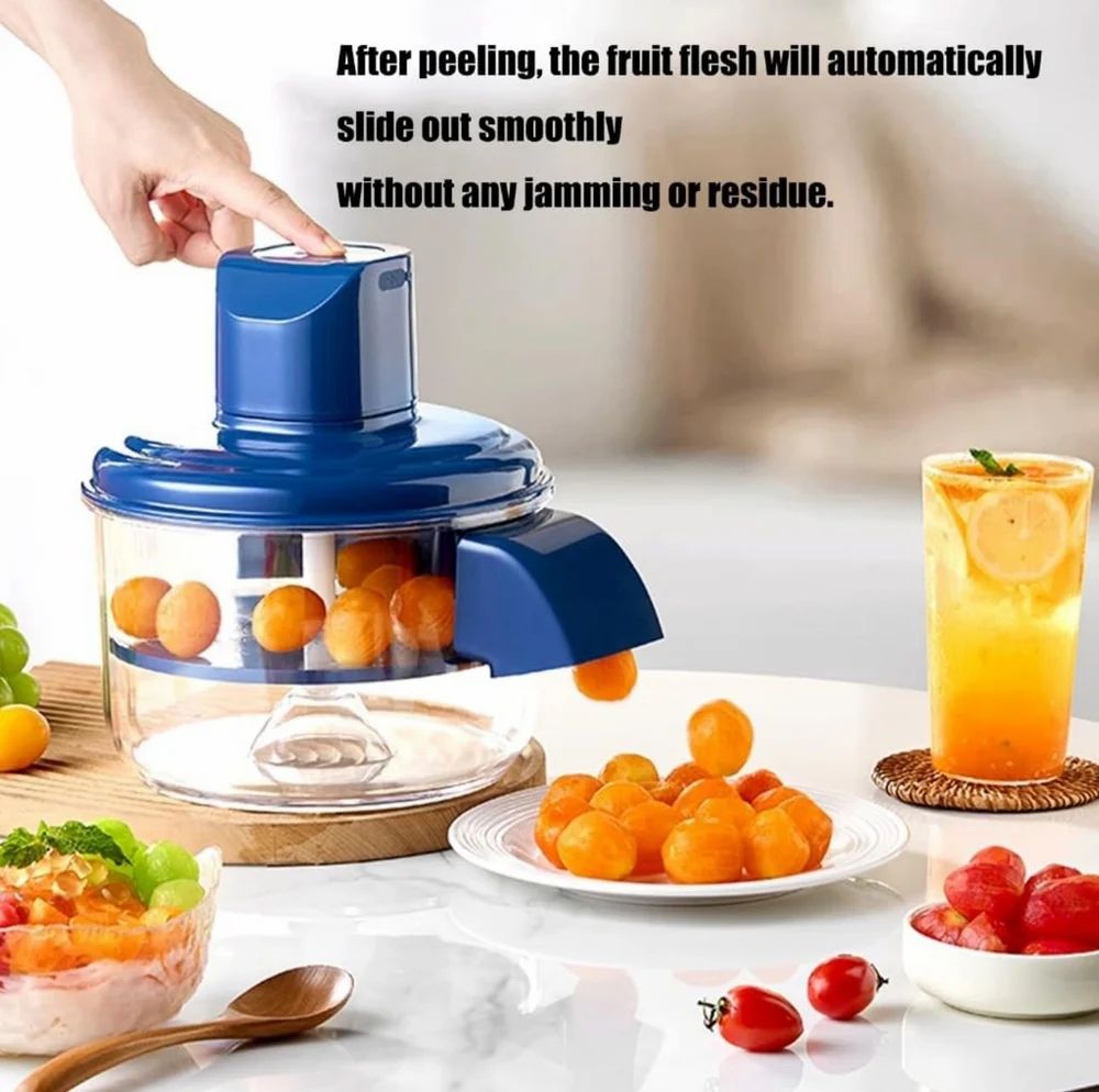 Rechargeable Fruit Vegetable Peeling Machine Grapes Peeler Garlic Peeler Potato Peeler Fruit Peeler - Kibzastore