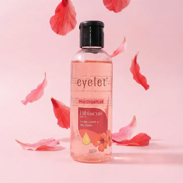 Eyelet Hibiscus Hair Oil 100ml – Natural Hair Growth Oil Strong, Silky & Healthy Hair - Kpyard 