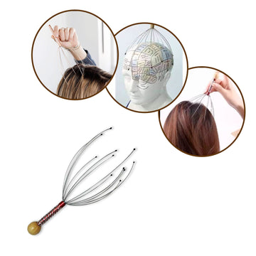Hand Held Scalp Head Massager Stress Relief - Kpyard 