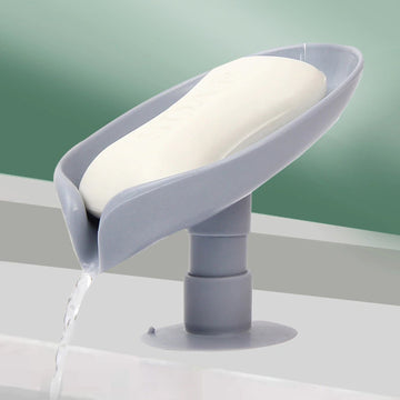 Self Draining Soap Holder for Bathroom Leaf Shape Soap Tray - Kpyard 