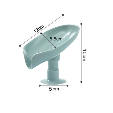 Self Draining Soap Holder for Bathroom Leaf Shape Soap Tray - Kpyard 