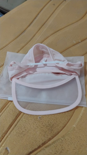 Women’s Full Face UV Protection Cap with Built-in Mask & Wide Brim Visor (1 Pc) - Kpyard 