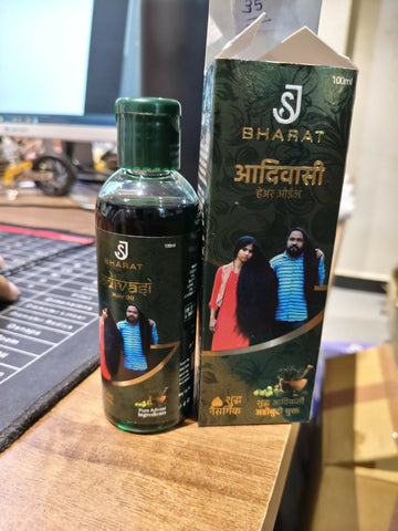 Eyelet Adivasi Hair Oil – Pure Herbal Formula for Strong & Healthy Hair – 100 ml - Kpyard 