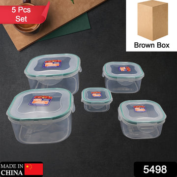 Kitchen Storage Containers Set – Fridge Organizer Lunch Boxes (5 Pcs) - Kpyard 