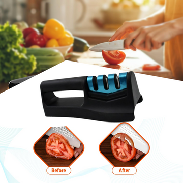 Kitchen Knife Sharpener – Handheld Chefs & Serrated (1 Pc, Chopper Not Included) - Kpyard 