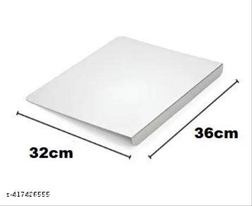Premium Stainless Steel Chopping Board 36×32 cm | Heavy-Duty Metal Cutting Board for Kitchen | Heat-Resistant Countertop Protector | Hygienic, Rustproof, Odor-Free & Knife-Friendly - Kpyard 