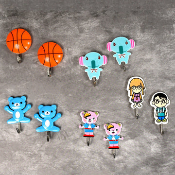 Premium Strong Adhesive Wall Hooks Set of 10 - Kpyard 