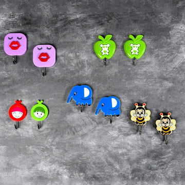 Premium Strong Adhesive Wall Hooks Set of 10 - Kpyard 