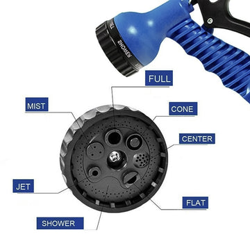 Expandable Magic Garden Hose with Spray Gun, Approx 4 Metre Pipe (1 Set / Mix Color) - Kpyard 
