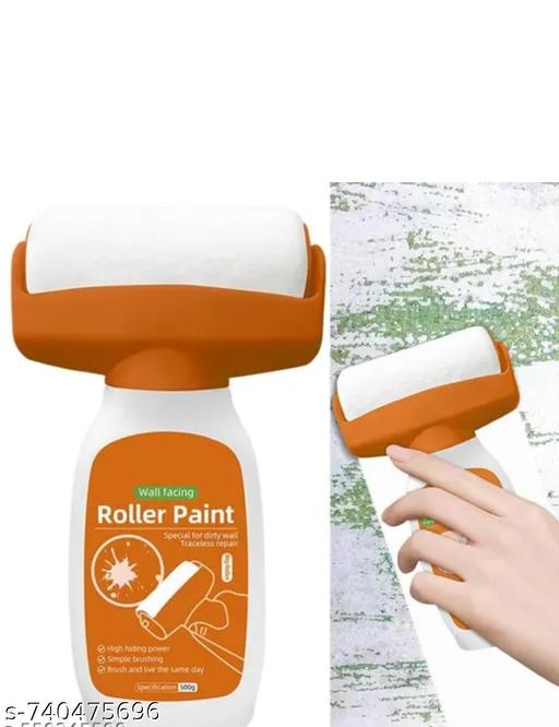 UD Instant Wall Repair Roller 500g – Multifunctional Paint Roller for Cracks, Wall Repair & DIY Renovation (Water-Based Latex Paint Tool),Wall Repair Paint Roller 500g – 2-in-1 Crack Filler & Touch Up Tool | White Latex Paint Brush for Wall Holes, Scratches, Stains, DIY Home Renovation - LimiCart