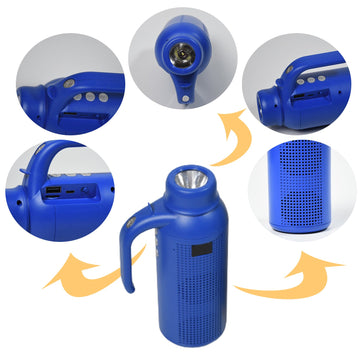 Smart Bluetooth Speaker with Torch & Night Flashlight - Lumae