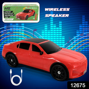 Wireless Bluetooth Speaker Portable Car Shape Music Speaker Support Bluetooth - Lumae