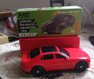 Wireless Bluetooth Speaker Portable Car Shape Music Speaker Support Bluetooth - Lumae