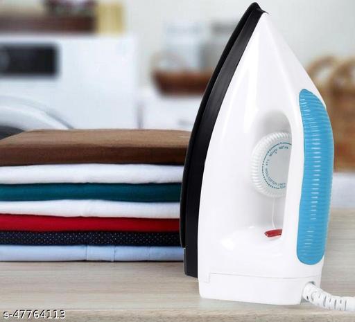 1000 Watt Dry Iron With American Heritage Non-Stick Sole Plate l Safety - Packed Electric Iron Press with Quick , Uniform Heating l 2 Years Manufacture Warranty  - Lumae