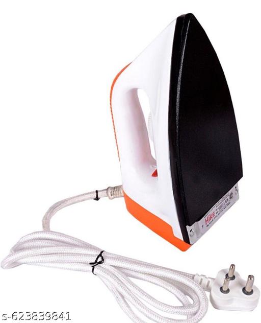 1000 Watt Dry Iron With American Heritage  Non - Stick Sole Plate l Safety - Packed Electric Iron Press with Quick , Uniform Heating l 2 Years Manufacture Warranty  - Lumae