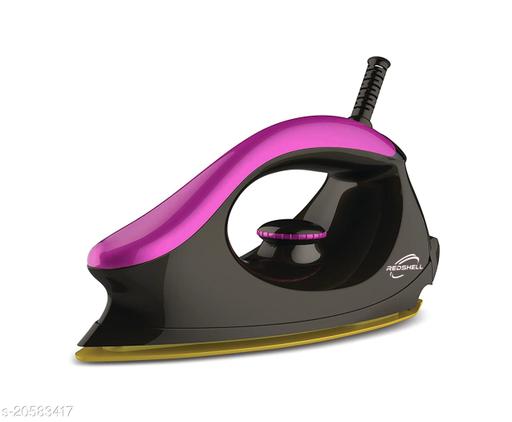 1000 Watt Dry Iron With American Heritage  Non - Stick Sole Plate l Safety - Packed Electric Iron Press with Quick , Uniform Heating l 2 Years Manufacture Warranty  - Lumae