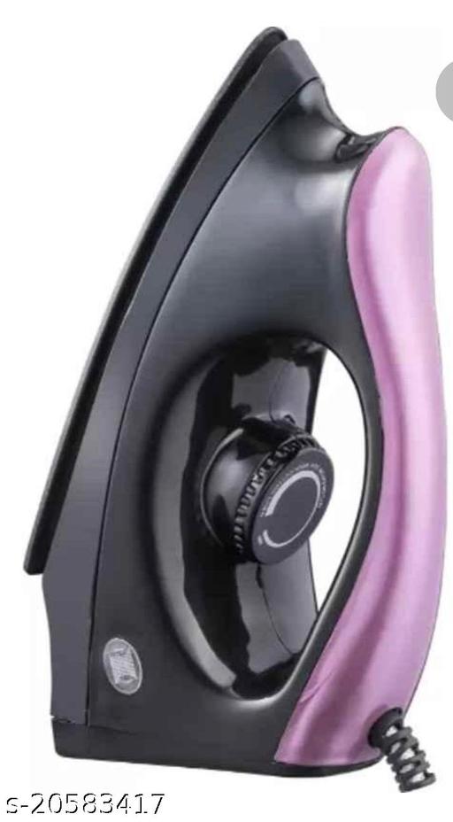 1000 Watt Dry Iron With American Heritage  Non - Stick Sole Plate l Safety - Packed Electric Iron Press with Quick , Uniform Heating l 2 Years Manufacture Warranty  - Lumae