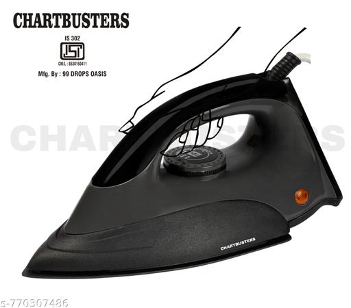 Dry Iron GLIDE PRO X  1000 Watts, Iron Press, Non Sick Soleplate with German Technology, Shock Proof Body, Aerodynamic Design, 360° Swivel Cord, 2 Year Manufacturer Warranty ( RADHE RADHE ) - Lumae