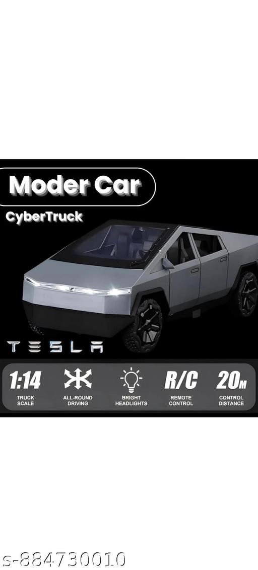 Remote Control Cyber Truck Car Toy with Rechargeable Battery & USB Charger for Kids - Lumae