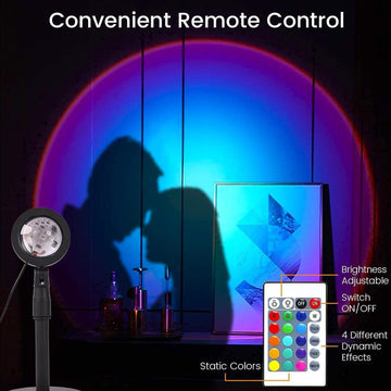 Multi Colors Sunset Lamp, Sunset Projection Lamp LED Night Lights - Lumae
