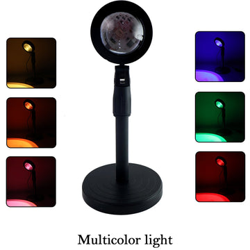 Multi Colors Sunset Lamp, Sunset Projection Lamp LED Night Lights - Lumae