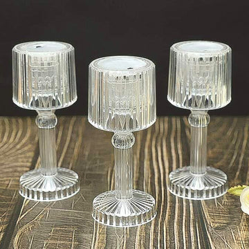 Mini Acrylic LED Desk Lamps Table Lamp Portable Crystal, Diwali (1 Pc / Small) - Lumae