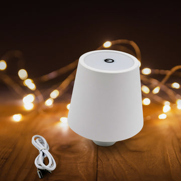 USB Rechargeable LED Bottle Lamp – 3-Color Dimmable Wireless Table Light (1 Pc) - Lumae