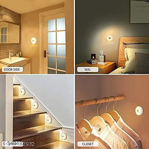 VIAXANA Motion Sensor Light for Home with USB Charging Wireless Self Adhesive LED Body Induction Lamp Sensor Light for Wardrobe Lights Sensor Night Light for Cupboard Stair - Lumae