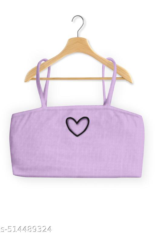 Girl's 3 Piece Heart Print Cami Top Long Sleeve Round Neck High Low Hem Top and Wide Leg Pants Sets | - Naira Cart