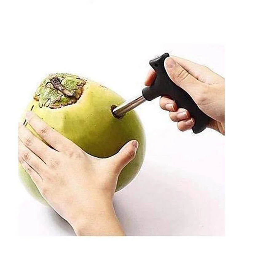 Premium Quality Stainless Steel Coconut Opener Tool / Driller with Comfortable Grip - Naira Cart