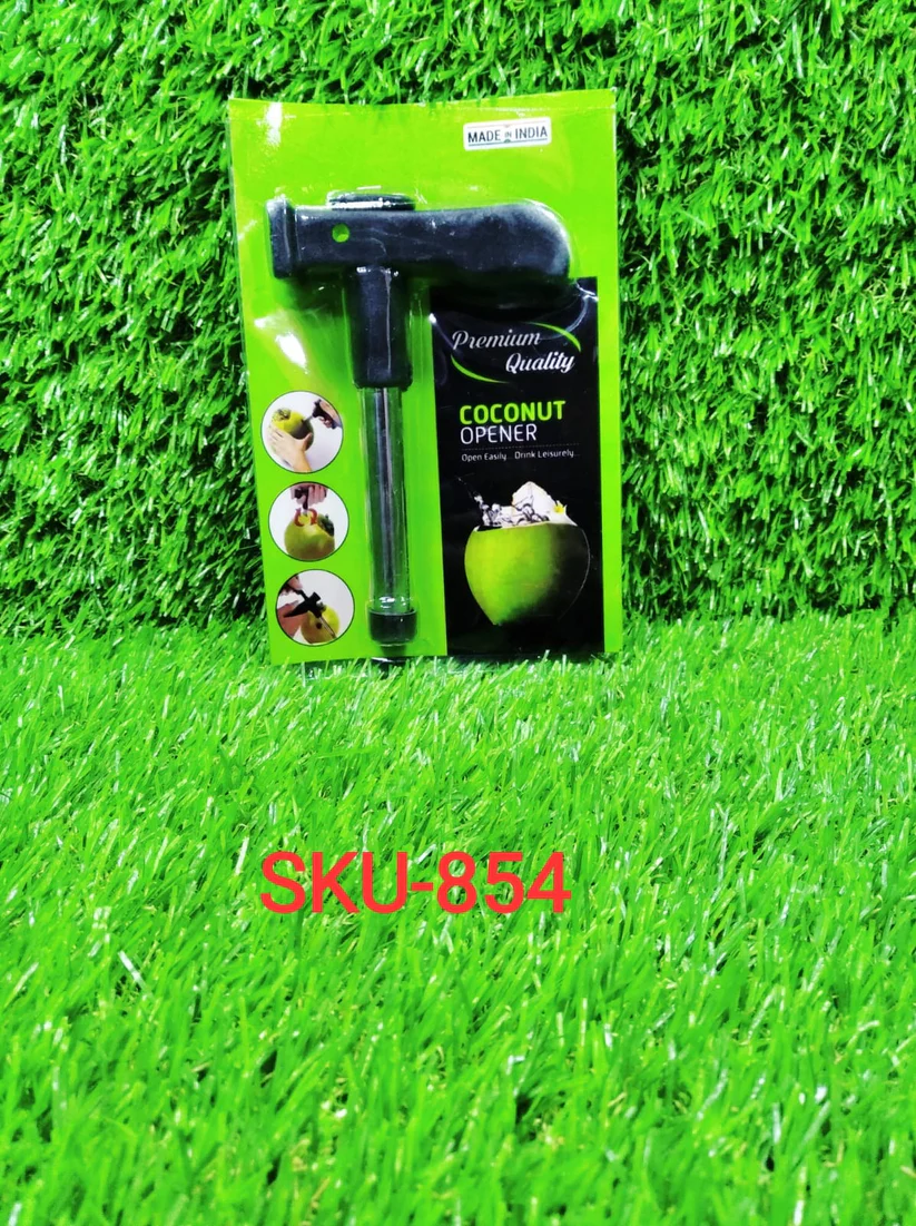 Premium Quality Stainless Steel Coconut Opener Tool / Driller with Comfortable Grip - Naira Cart
