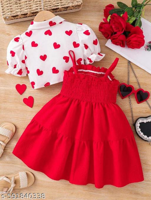 Love Fashion Shirt and Dress Set, Cute Little Beauty Versatile, Perfect for Outdoor - Naira Cart