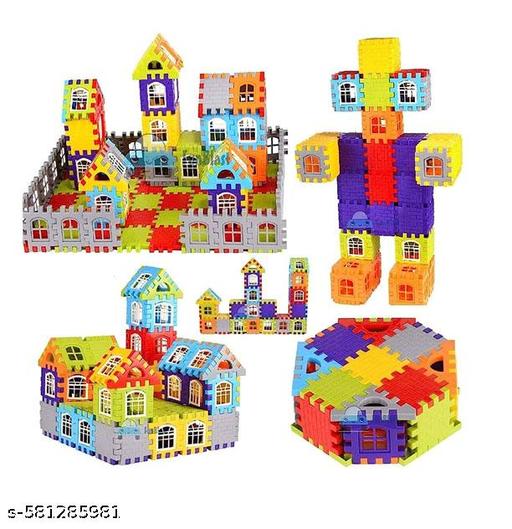 HAPPY HOUSE UNLOCK YOUR IMAGINATION 52 PIECES PACK ( 40  PCS  + 12 WINDOWS - Naira Cart