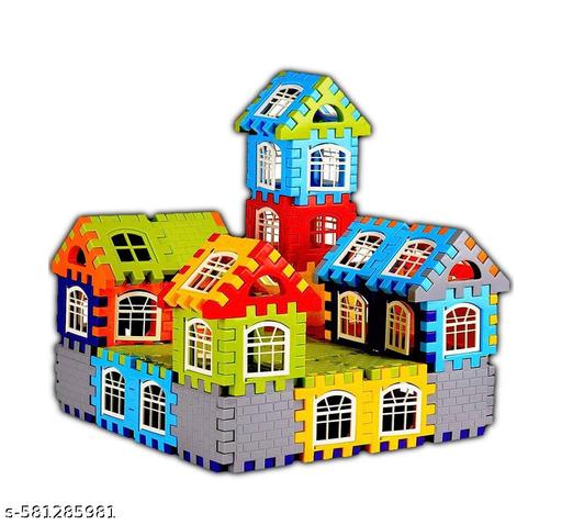 HAPPY HOUSE UNLOCK YOUR IMAGINATION 52 PIECES PACK ( 40  PCS  + 12 WINDOWS - Naira Cart